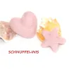 felt hearts, baby mobile ornaments, wool felted hearts