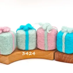 Cadeau fiche à motif grande fiche feutre, Grand cadeau en feutrine XL