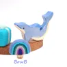 felted pastell rainbow as ring plugs, Christmas Birthday plug, rainbow for toddler