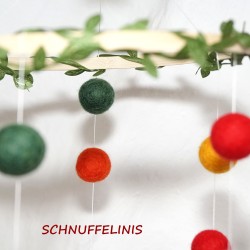 Holzring Baby Mobile Aufhänger 4 Bohrungen