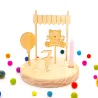 Geburtstagsring Zahlen Tiere SET, Geburtstagsgeschenk Kindergeburtstag