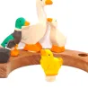 Poussins Coquins Motif de la fiche d'anniversaire