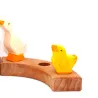Poussins Coquins Motif de la fiche d'anniversaire