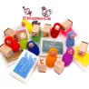 Christmas calendar felt gifts, stocking stuffers kids toddler Waldorf