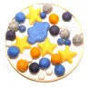 felt balls mobile, elt balls baby mobile DIY sky, felt balls DIY set