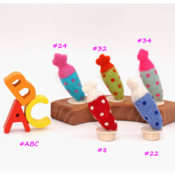Schultüte 8 Filz Motiv Stecker Einschulung Jahresringe