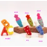 School cone plug annual rings, cone plug 1st grade school