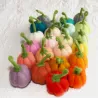 pumpkins colorful ornaments, pumpkins ring plugs idea, cute pumpkins