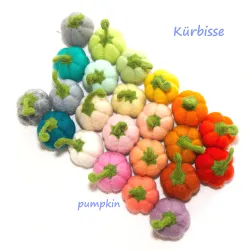 pumpkins colorful ornaments, pumpkins ring plugs idea, cute pumpkins