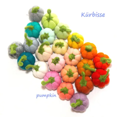 pumpkins colorful ornaments, pumpkins ring plugs idea, cute pumpkins