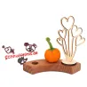 pumpkins colorful ornaments, pumpkins ring plugs, cute pumpkins