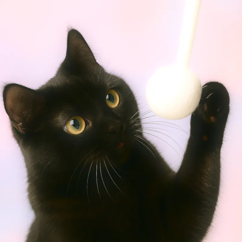 Palla di feltro giocattolo per gatti Puschel, i gatti amano il feltro!