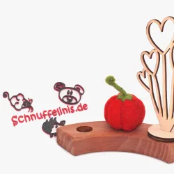 Decorazioni autunnali zucca, Zucca per Grimms, Feltro Spina Albero Anelli