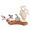 Decorazioni autunnali zucca, Zucca per Grimms, Feltro Spina Albero Anelli
