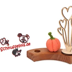 Decorazioni autunnali zucca, Zucca per Grimms, Feltro Spina Albero Anelli