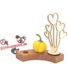 Decorazioni autunnali zucca, Zucca per Grimms, Feltro Spina Albero Anelli