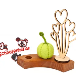 Kürbis Motivstecker Grimms, Geburtstagsringe Stecker, Kürbis Filz Stecker