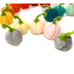 pumpkins colorful ornaments, pumpkins ring plugs, cute pumpkins