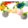 pumpkins colorful ornaments, pumpkins ring plugs, cute pumpkins