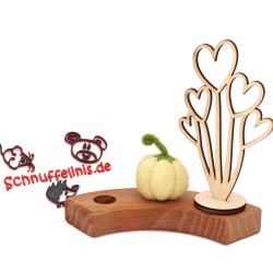 Decorazioni autunnali zucca, Zucca per Grimms, Feltro Spina Albero Anelli