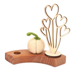 Decorazioni autunnali zucca, Zucca per Grimms, Feltro Spina Albero Anelli