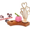 Decorazioni autunnali zucca, Zucca per Grimms, Feltro Spina Albero Anelli