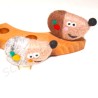 Waldtiere Moible Filzwolle, Broschen Idee, Filzwolle Geschenkanhänger