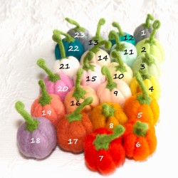pumpkins colorful ornaments, pumpkins decoration idea, cute pumpkins