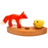 Fuchs Geburtstagsringe oranger Fuchs Holztiere, Stecker Motiv Fuchs
