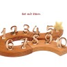 Numeri in legno da 1 a 10, Set di 10 numeri di compleanno