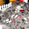 Miniature decoration set, tiny floor mat set, tiny Christmas idea