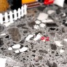 Miniatur Wichtel Fußspuren Tür Set, Wichtel Türen Holz