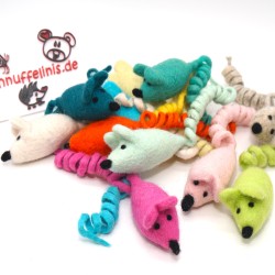 cat toy felt mouse, felt mice ornaments, cat toy felted mouse