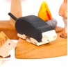 Geburtstagsringe Maulwurf für Grimms, Holz Maulwurf Stecker Holzringe