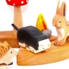 Taupe en bois Anneaux annuels pour Grimms, d'anniversaire hérisson