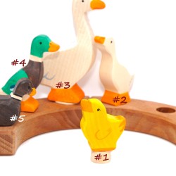 Canard Motif broche Anneaux annuels, Anneaux annuels Canard