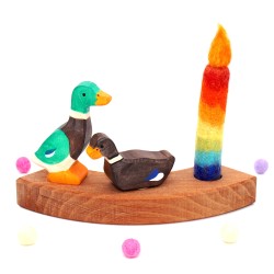 Canard Motif broche Anneaux annuels, Anneaux annuels Canard