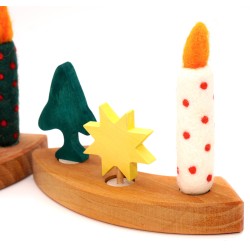 Star Tree set Christmas stockings, Grimms plugs Christmas idea