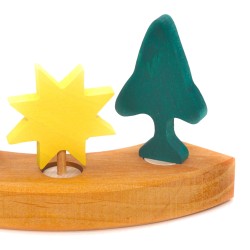 Star Tree set Christmas stockings, Grimms plugs Christmas idea