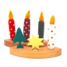 Star Tree set Christmas stockings, Grimms plugs Christmas idea