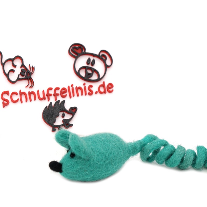 Maus 28 gefilzt Katzenspielzeug Filz