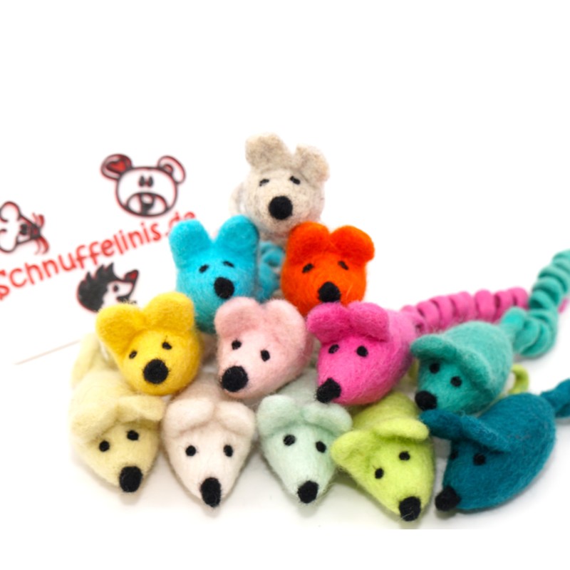 Mouse 32 felt cat toys