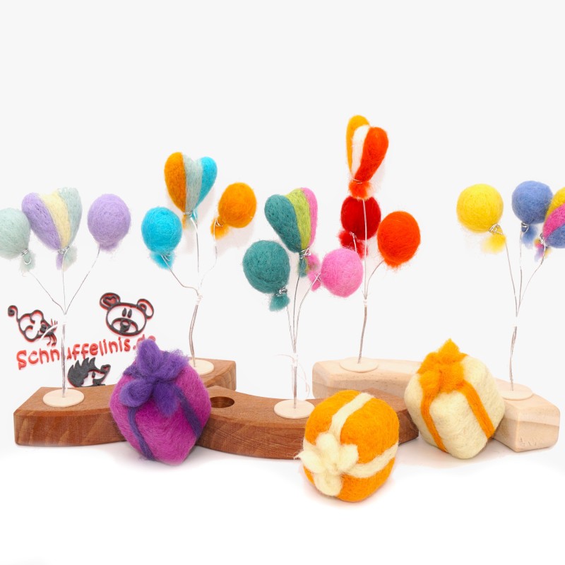 Ballons feutre d'anniversaire, Cadeau anneau d'anniversaire