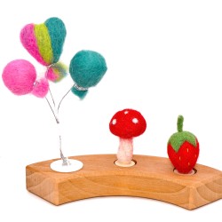Luftballons Geburtstagsringe Stecker, Filz Ballons Grimms Filzstecker