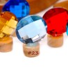 Kaleidoscope plugs for Grimms, glitter stones children birthday