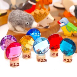Kaleidoscope plugs for Grimms, glitter stones children birthday