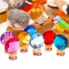 Kaleidoscope plugs for Grimms, glitter stones children birthday