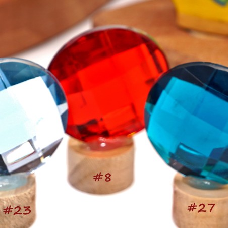 Kaleidoscope plugs for Grimms, glitter stones children birthday