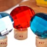Kaleidoscope plugs for Grimms, glitter stones children birthday