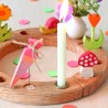 Anello di compleanno in legno, Montessori Bambini corona
